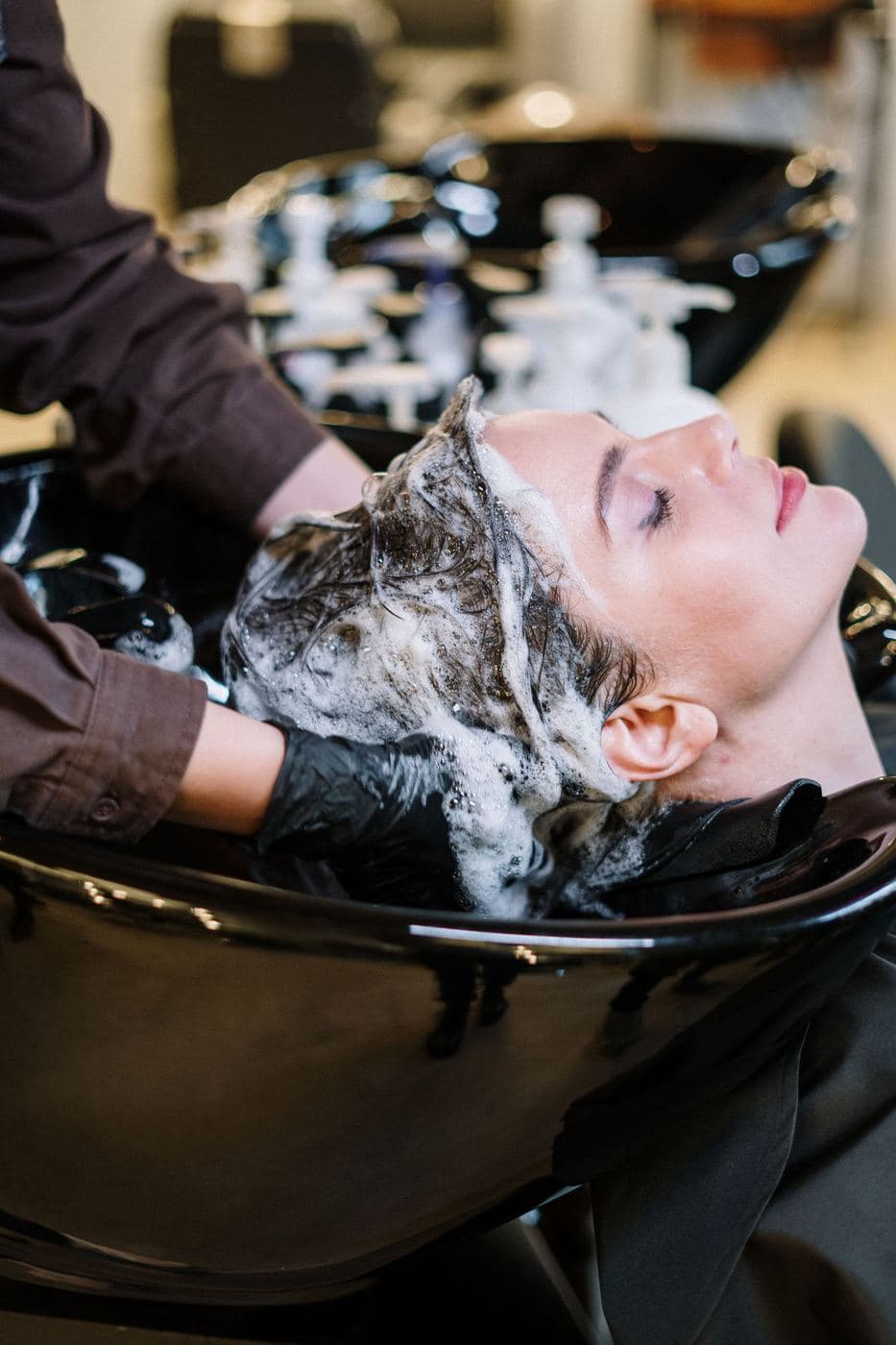 Editorial stock: a quiet luxury shampoo. Not client work.